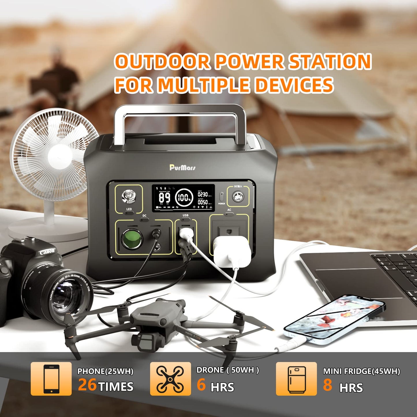 Portable Power Station (Solar Generator ) P300A