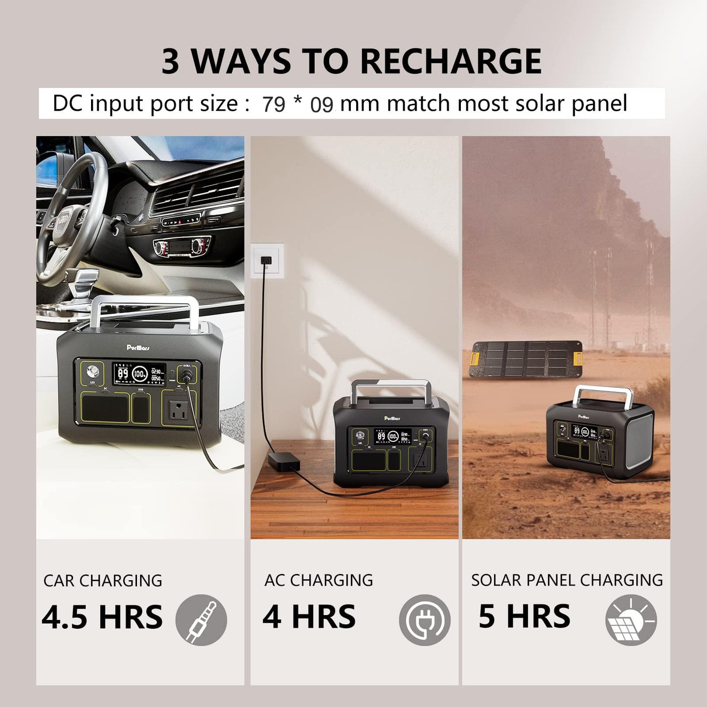 Portable Power Station (Solar Generator ) P300A