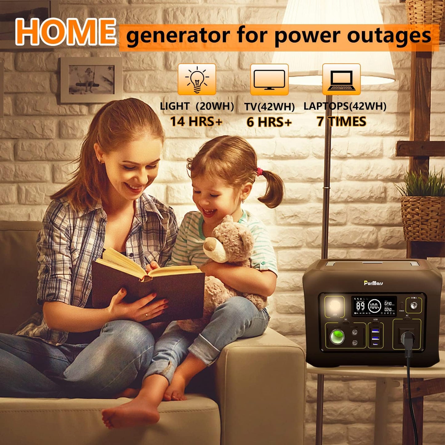 Portable Power Station (Solar Generator ) P300A