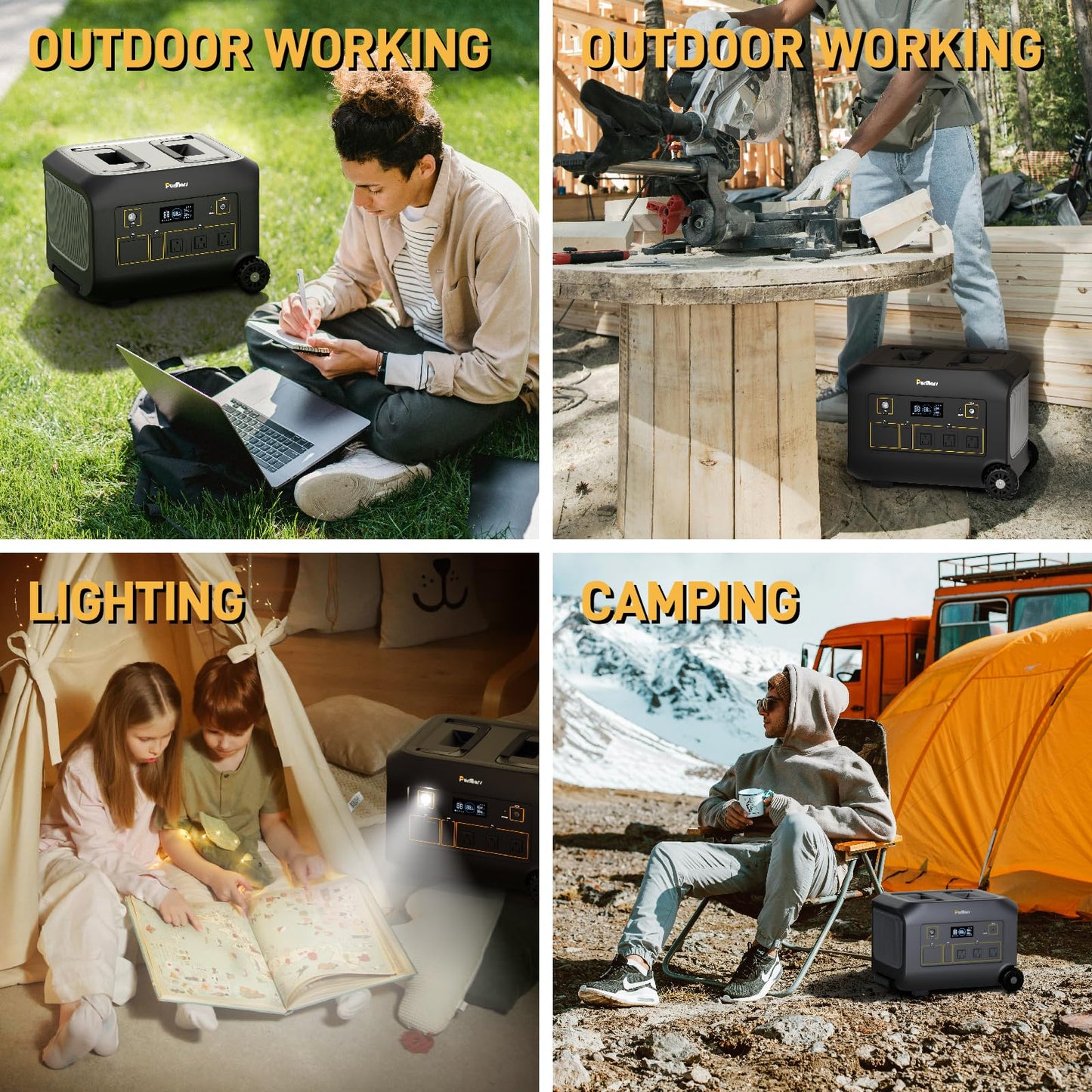 Portable Power Station (Solar Generator) B1200A
