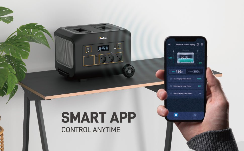 Portable Power Station (Solar Generator) B1200E - Purmars Power