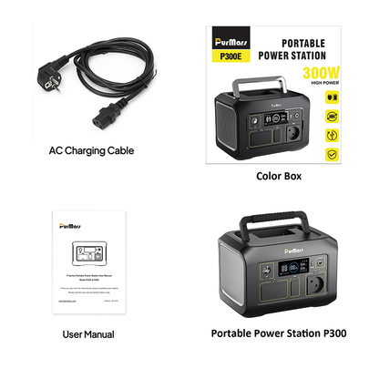 Portable Power Station (Solar Generator ) P300E - Purmars Power