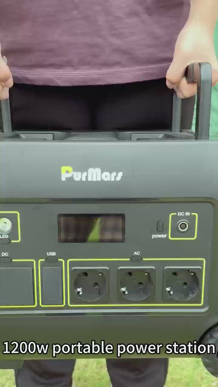 Portable Power Station (Solar Generator) B1200E