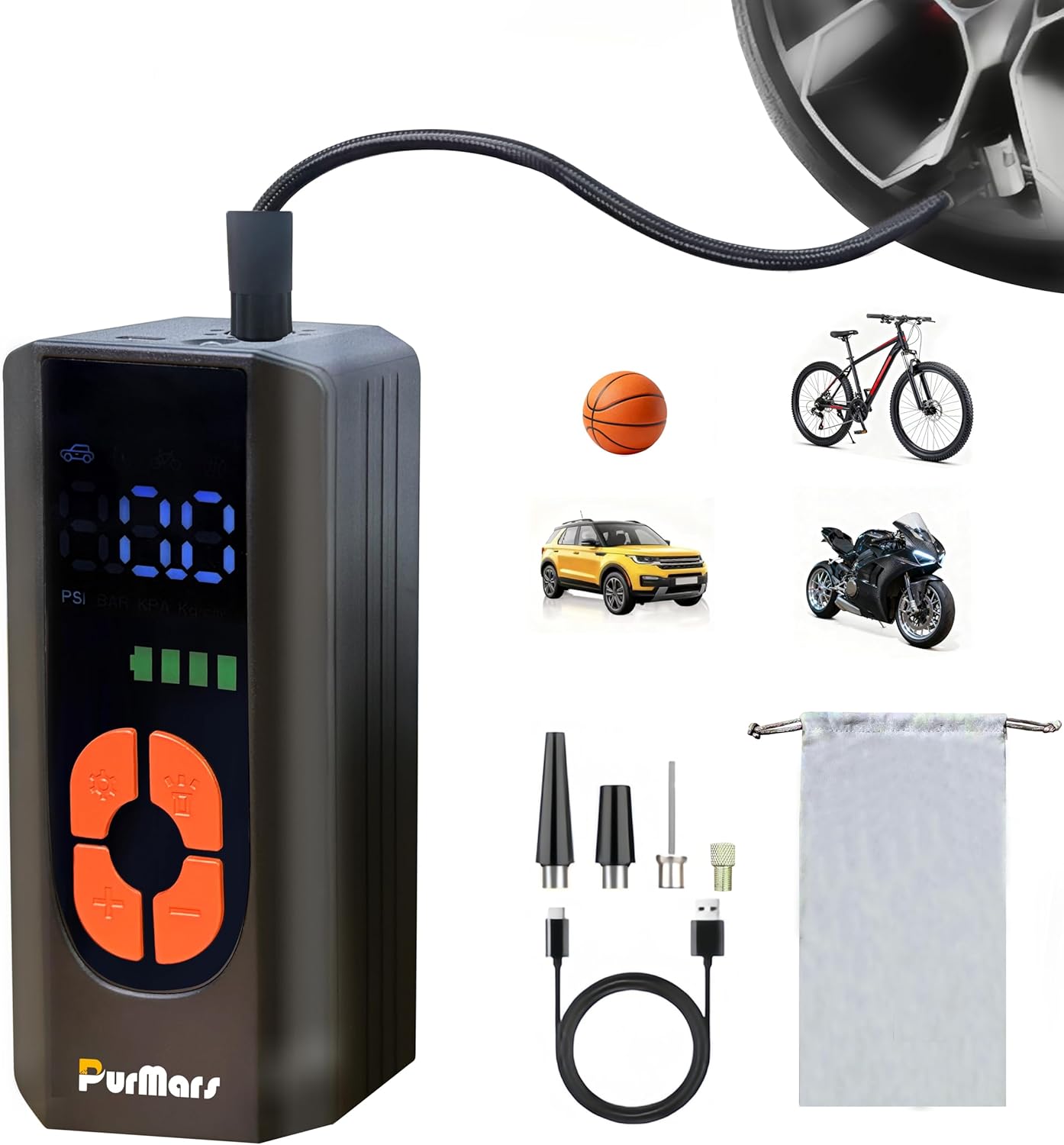 YD03 Tire Inflator - Purmars Power